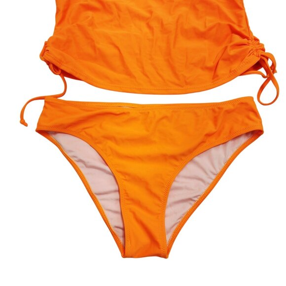 Orange Tankini Swimsuit Set  Halter Top & Bottoms  Size L  Beachsissi   Swimwear - Picture 5 of 5